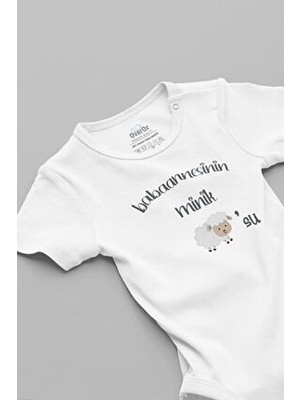 Overoz Organik Pamuklu Unisex Bebek Body Kısa Kollu Çıtçıtlı Zıbın 0-12 Ay İçin