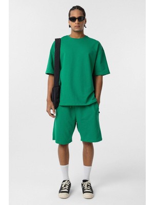 Basic Oversize Şort Takım Benetton