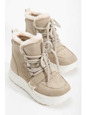 Suins Juliana Hakiki Deri Süet Kadın Bot