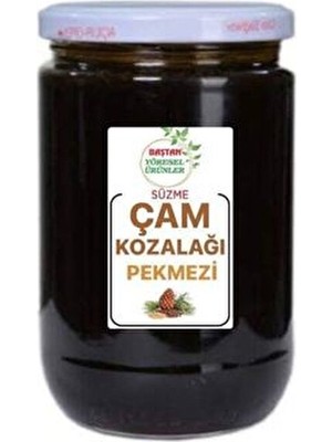 Baştan Yöresel Çam Kozalağı Pekmezi 950GRAM Süzme Lezzeti ile Doğal Ürün Türkiye Menşeli