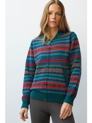 Kadın Hakim Yaka Jakarlı Yün Hırka K.ö.başı