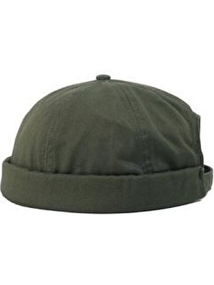 Unisex Basic Sipersiz Docker Şapka