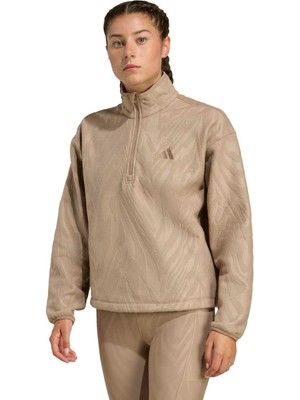 adidas Kadın  Kahverengi  Ceket AOP POLARFLEECE JX3122