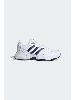 adidas Strutter Kadın Ayakkabı Düz Taban Kauçuk Taban Mavi Renkli Tekstil Üst