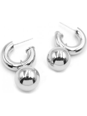 Top Küpe - Gümüş