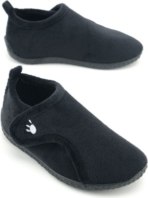 Gezer Kışlık Erkek Çocuk Rahat Taban Cırt Cırtlı Ayarlanabilir Ev Okul Kreş Panduf Ayakkabı