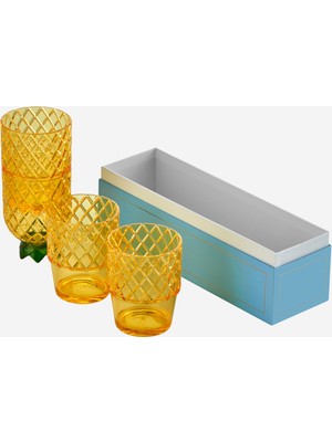 Chiara Alessi Linea Sarı Akrilik Su Bardağı 250 ml