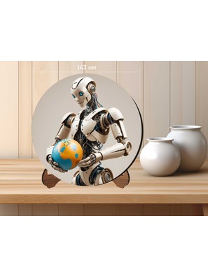 Ahşap Masaüstü Uv Baskılı Teknoloji Tutkunları Için Dekoratif Tablo V16