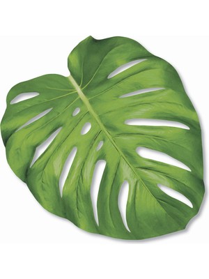 Die Cut Monstera Leaf Placemat - 12 Sheets