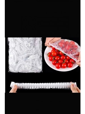 200 Adet Tazelik Koruyucu Tabak Tencere Gıda Bonesi  Çok Amaçlı Pratik Kapak Tencere Bonesi