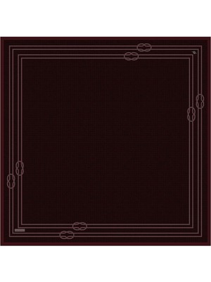 Armine Klasik Desenli Saf Ipek Twill Eşarp 9404D 12