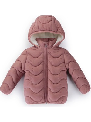 Desenli Kız Bebek Mont 50129