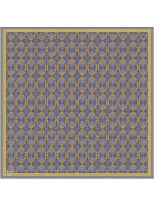 Armine Klasik Desenli Saf Ipek Twill Eşarp 9410D 58