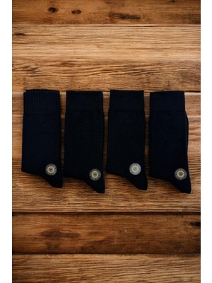 4 Çift Erkek Kalın Kışlık Lambswool Yün Soket Çorap