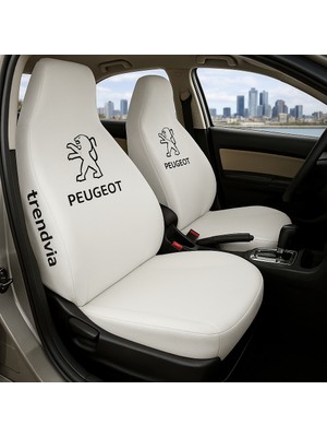 Peugeot Ön ve Arka Oto Koltuk Kılıfı Penye Servis Tipi Kılıf Seti