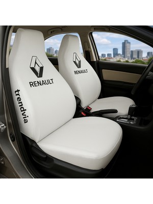 Renault Ön ve Arka Oto Koltuk Kılıfı Penye Servis Kılıfı Seti