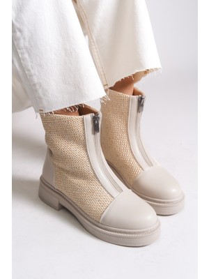 Riccon Evelxaris Kadın Önden Fermuarlı Bot 001209