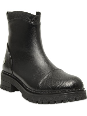 Mammamia D25KB-1665 Günlük Siyah Kadın Bot