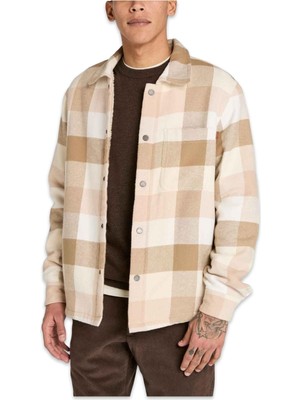 Timberland TB0A44KB High Pile Lined Over Jacket Sarı Erkek Mont