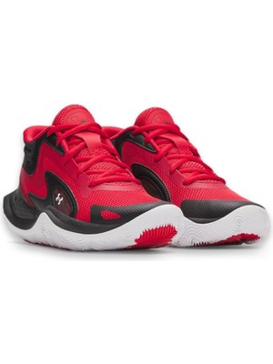 Under Armour 6001587 Ua Gs Jet '25 Basketbol Kırmızı Unisex Spor Ayakkabı