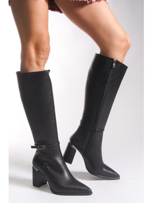 Riccon Kadın Sivri Burun Çizme 0012074