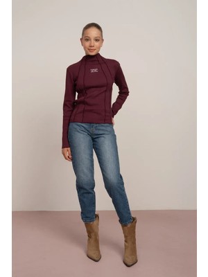 Loco Loco Kız Çocuk 7824  Kaşkorse Nakışlı Bluz