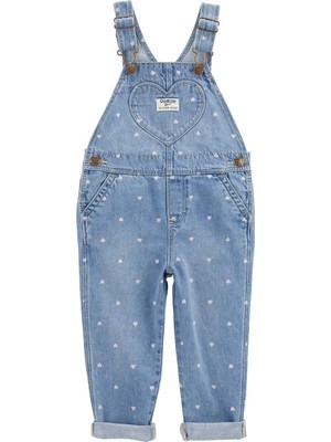 Kız Çocuk Mavi Salopet