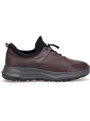 King Paolo I1314 Santoni Erkek Hakiki Deri Casual Ayakkabı Kahverengi