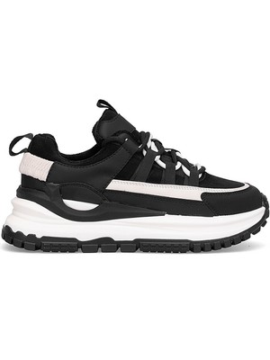 Guja 25K331 Kadın Hakiki Deri Klasik Sneaker Siyah