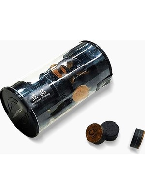 BillKing CL Black Dana Derisi  6 Katmanlı Lamine Bilardo Istakası Ucu 14 mm H (5'li Set)