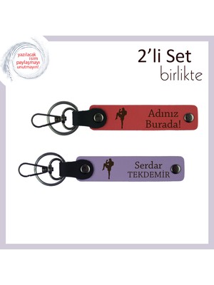 Sporcu Ruhlu Kız Kardeşe Ilham Veren Kalıcı Armağan, Dövüş Temalı Deri Set, Nar Çiçeği-Mor Menekşe