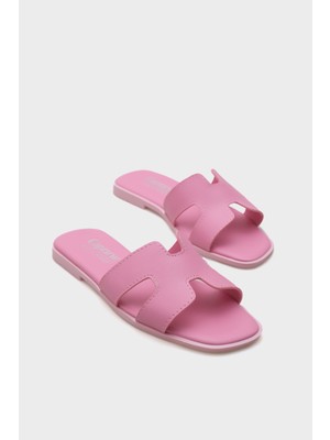 Capone Outfitters Cilt Halsey Kadın Terlik