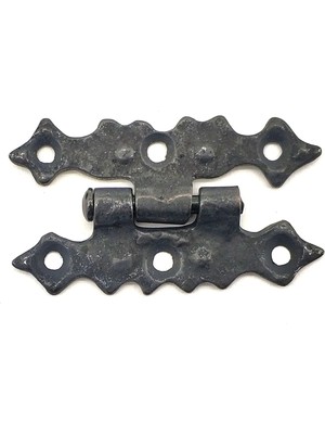 Antika Tarz Dekoratif Pirinç Yıldız Menteşe  63X36 Mm, Oksit