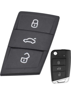 Volkswagen Golf 7 Polo Tiguan Octavia Kodiaq Leon Ibiza Sustalı Oto Kumanda Kabı Plastik Tuş Takımı