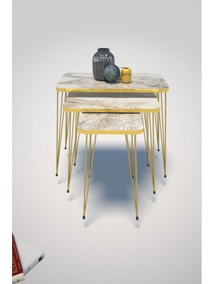 Zigon Sehpa Kr Gold Efes Tel