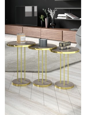 Zigon Sehpa Terra Gold Gordion