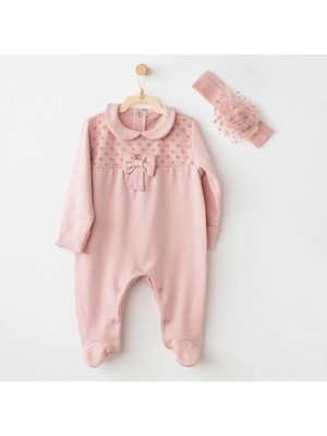 Andywawa AC26242 Little Leopard Tulum Takım Pink
