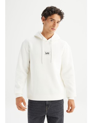 Lee Erkek Mid Logo Hoodie Sweatshirt L212302990