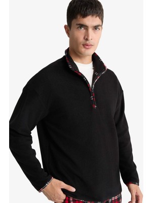 DeFacto Regular Fit Polar Yarım Fermuarlı Üst G2728AX25WN