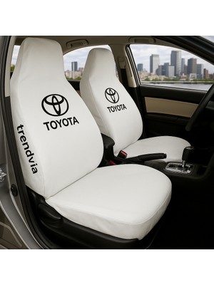 Toyota Ön ve Arka Oto Koltuk Kılıfı Penye Servis Kılıfı Seti