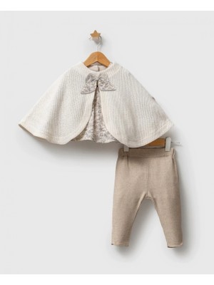 Tongs Baby Trikolu Çiçek Pançolu 3'lü Takım 8024 Ekru