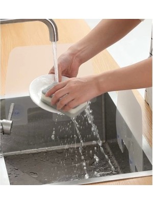 Lavabo ve Ocak Sıçrama Önleyici Vantuzlu Kalkan