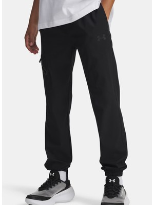 Under Armour Normal Paça Siyah Erkek Çocuk Eşofman Altı 6003747-001-UA B Unstoppable Wvn Jg