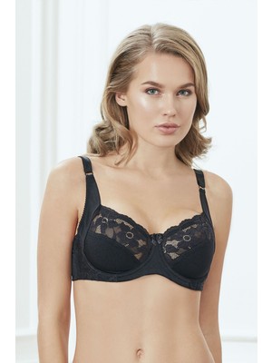 Anıl 3215 Kadın Balenli Dantelli Toparlayıcı Minimizer Küçültücü Sütyen