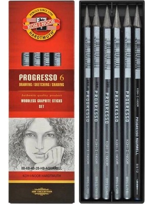 Supertrend Progresso Ağaçsız Grafit Füzen Kalem Seti 6'lı