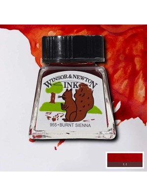 Supertrend Drawing Ink Çizim Mürekkebi 14 Ml. 074 Burnt Sienna