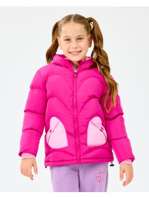 Skechers G Puffer Jacket Büyük Kız Çocuk Mor Mont SK2520039-3935