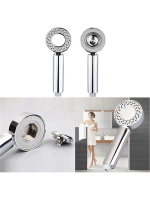 Çift Taraflı Yüksek Basınçlı Şampuan Hazneli Tasarruflu Duş Başlığı