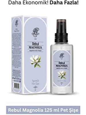 Rebul 125ml Magnolıa Kolonya Pet