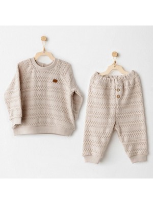 Andywawa AC26134 Wawa Exclusive 2'li Takım Beige